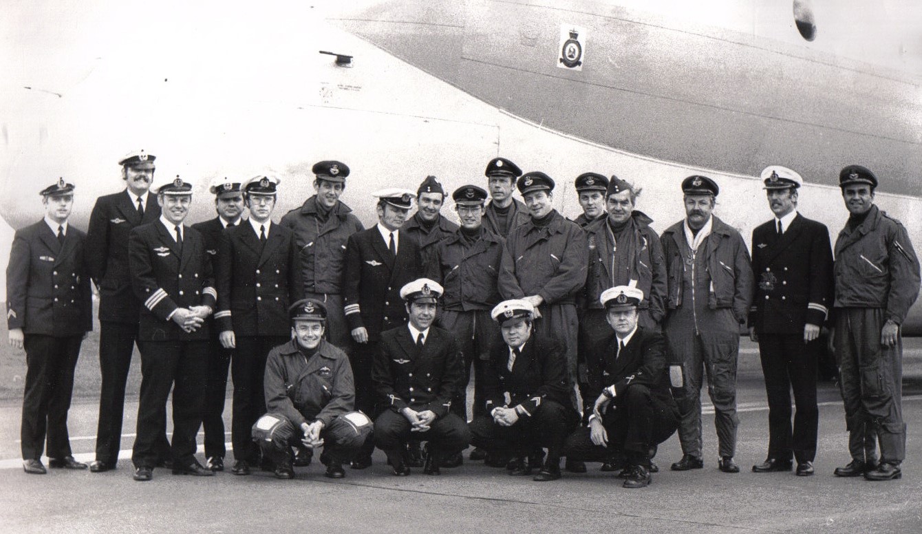 Derek Straw, Peter Bruce (P1) & Vish Deepan (AEO) & Crew detached to FGN Nordholz June 1975